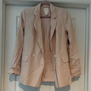 H&M Light Pink Blazer Jacket